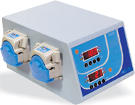 Model Dual: dual pump head with digital control.